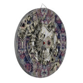 Schaal van papavers en vlinders dartbord (Voorkant Links)