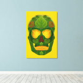 Schaal van spen 9 canvas afdruk (Insitu (Houten vloer))