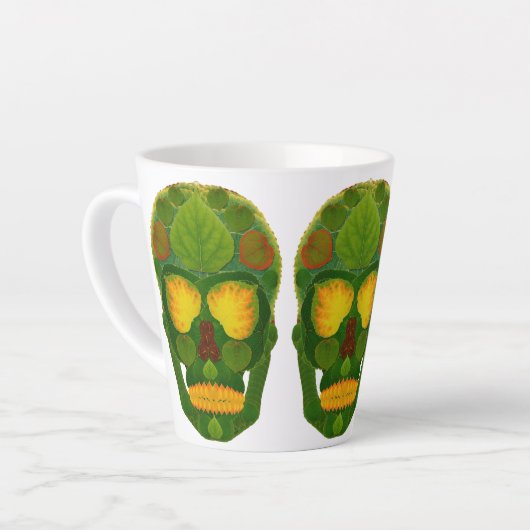 Schaal van spen 9 latte mok (Linkerhoek)