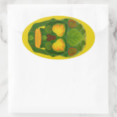 Schaal van spen 9 ovale sticker (Tas)