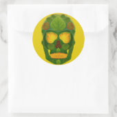 Schaal van spen 9 ronde sticker (Tas)