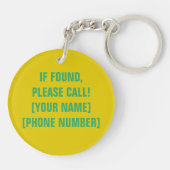 Schaal van spen 9 sleutelhanger (Achterkant)