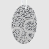 Schaal voor zwarte en witte slangen ornament (voorkant)