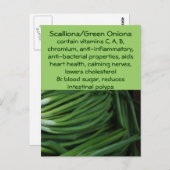 Schaalbaar/Groene briefkaart van Uien (Voorkant / Achterkant)