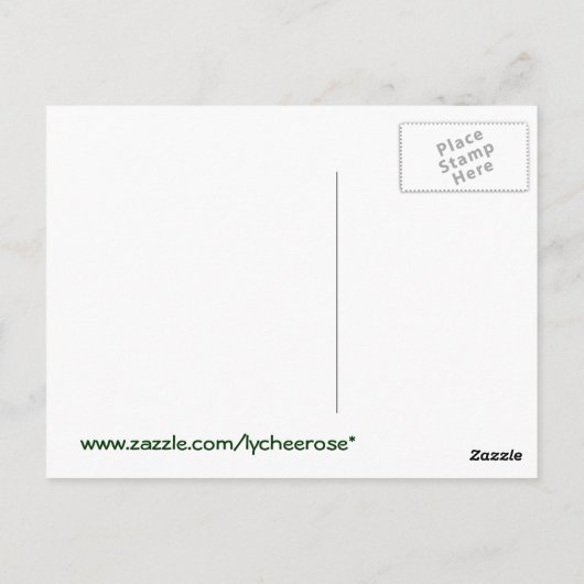 Schaalbaar/Groene briefkaart van Uien (Achterkant)