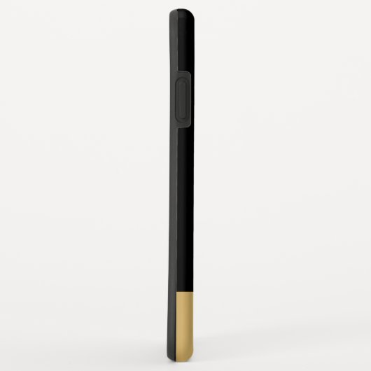 Schaalbaar of Balans zwart goud Case-Mate iPhone Case (Achterkant/rechts)