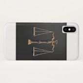 Schaalbaar: , zwart en wit Case-Mate iPhone case (Achterkant (horizontaal))