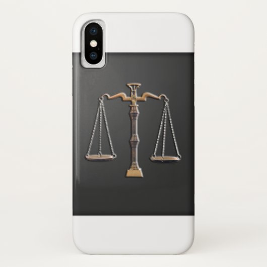 Schaalbaar: , zwart en wit Case-Mate iPhone case (Achterkant)