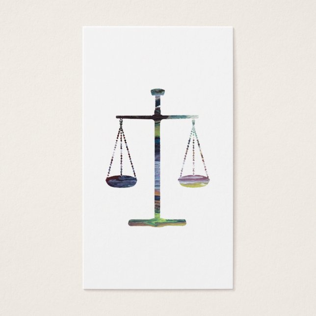 Schaalbaarheid van de rechtspraak visitekaartjes (Voorkant)