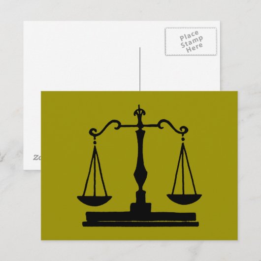 Schaalbaarheid van het recht briefkaart (Voorkant / Achterkant)