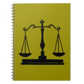 Schaalbaarheid van het recht notitieboek (Voorkant)