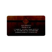 Schaalbaarheid van justitie - Etiket (Voorkant)