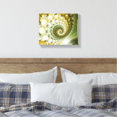 Schaalbare fractaalkunst canvas afdruk (Insitu (Slaapkamer))