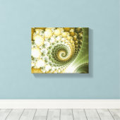 Schaalbare fractaalkunst canvas afdruk (Insitu (Houten vloer))