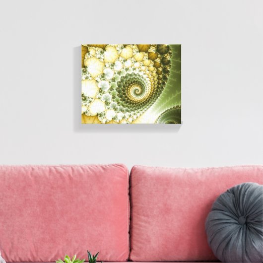 Schaalbare fractaalkunst canvas afdruk (Insitu (Woonkamer))