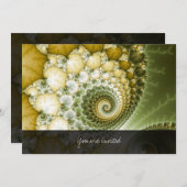 Schaalbare fractaalkunst kaart (Voorkant / Achterkant)