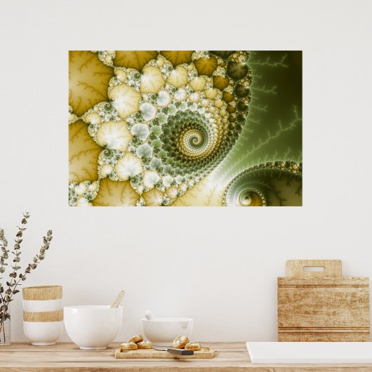 Schaalbare fractaalkunst poster (Keuken)