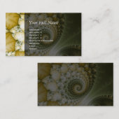 Schaalbare fractaalkunst visitekaartje (Voorkant / Achterkant)