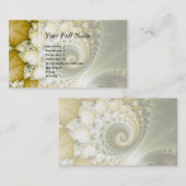 Schaalbare fractaalkunst visitekaartje (Voorkant / Achterkant)