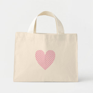 Schaalbare hartentas mini tote bag