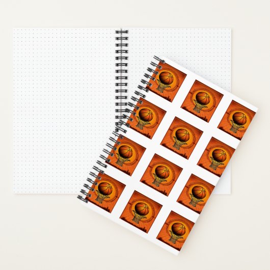 Schaalbare Hoops – Basketbal Vectorafbeeldingen Notitieboek (Binnen)