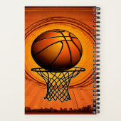 Schaalbare Hoops – Basketbal Vectorafbeeldingen Notitieboek (Achterkant)