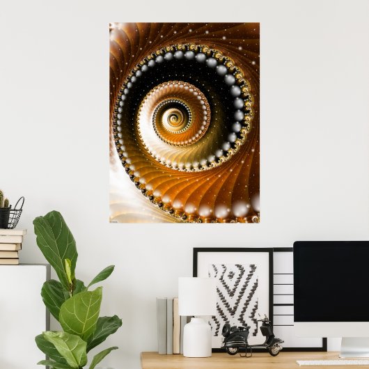 Schaalbare schalen poster (Thuiskantoor)