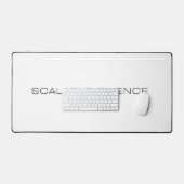 Schaalbare Stilte Grote Typografische Bureaumat (Keyboard & Muis)