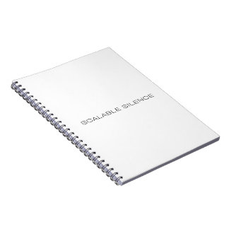 Schaalbare Stilte Minimalistische Hardcover Notiti Notitieboek