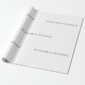 Schaalbare Stilte Zakelijke Ironie Cadeaupapier (Uitgerold)