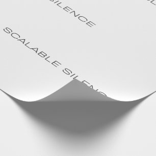 Schaalbare Stilte Zakelijke Ironie Cadeaupapier