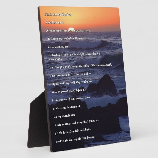 Schaalbedden Plaque Fotoplaat (Zijkant)