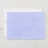 schaalblauw strand bruiloft save the date (Achterkant)