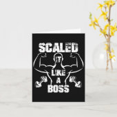 Schaald als een bodybuilder kaart (Gele Bloem)