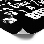 Schaald als een bodybuilder poster (Hoek)