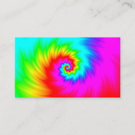 Schaalde regenboogspiraal visitekaartje