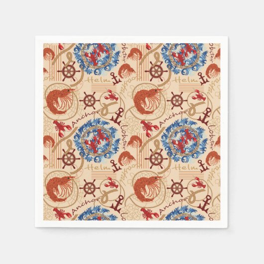 Schaaldier kernontwerp servet (Voorkant)