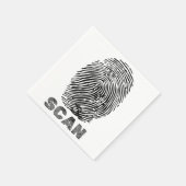 schaaldier servet (Hoek)