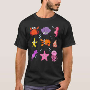 Schaaldieren en schaaldieren: kreeft t-shirt