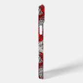 Schaaldieren in rood, zwart en ivoor Case-Mate iPhone case (Achterkant / Rechts)