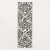 Schaaldieren in zwart en natuurlijk wit yogamat (Achterkant)