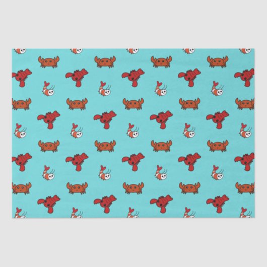 Schaaldieren Tissuepapier (Voorkant)