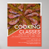 Schaalgarnalen, kookklassen Adverteren Poster (Voorkant)