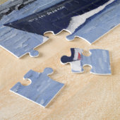 Schaalhaven en vuurtoren van Cedar Point Legpuzzel (Zijkant)