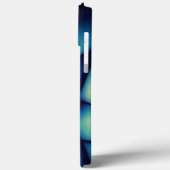 Schaalloze snijwonden, getogen, blauw tot "avocado Case-Mate iPhone case (Achterkant / Links)