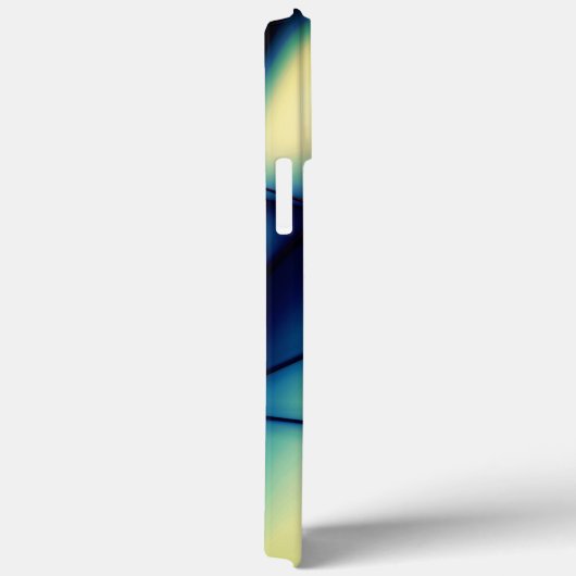 Schaalloze snijwonden, getogen, blauw tot "avocado Case-Mate iPhone case (Achterkant / Rechts)