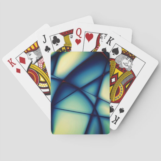 Schaalloze snijwonden, getogen, blauw tot "avocado pokerkaarten (Achterkant)