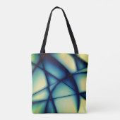 Schaalloze snijwonden, getogen, blauw tot "avocado tote bag (Achterkant)