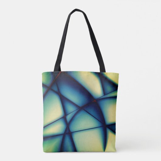 Schaalloze snijwonden, getogen, blauw tot "avocado tote bag (Achterkant)