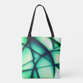 Schaalloze uitwerpselen, groen tot groenbeige tote bag (Achterkant)